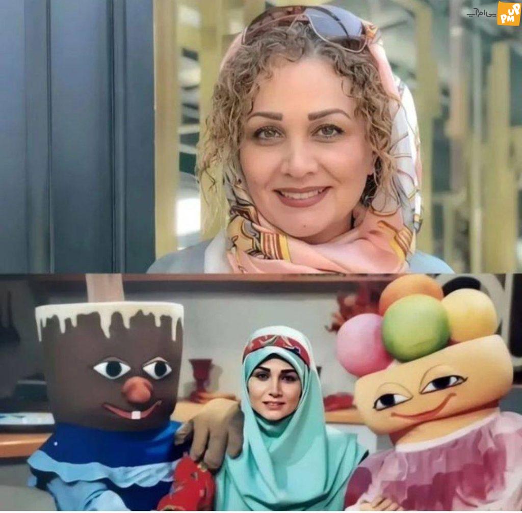 گذشت زمان با چهره مجری بستنی ها چه کرده! / خانم بهار دیگر قابل شناسایی نیست! 1 تغییر چهره لادن رضاجویی